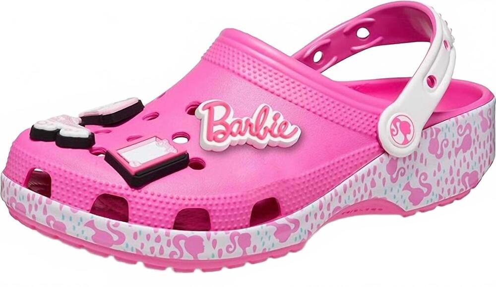 NEW CROCS unisex classic clog (without the jibbitz) in barbie electric pink